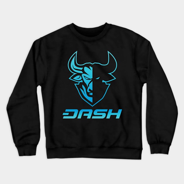 Dash  Crypto Cryptocurrency Dash  coin token Crewneck Sweatshirt by JayD World